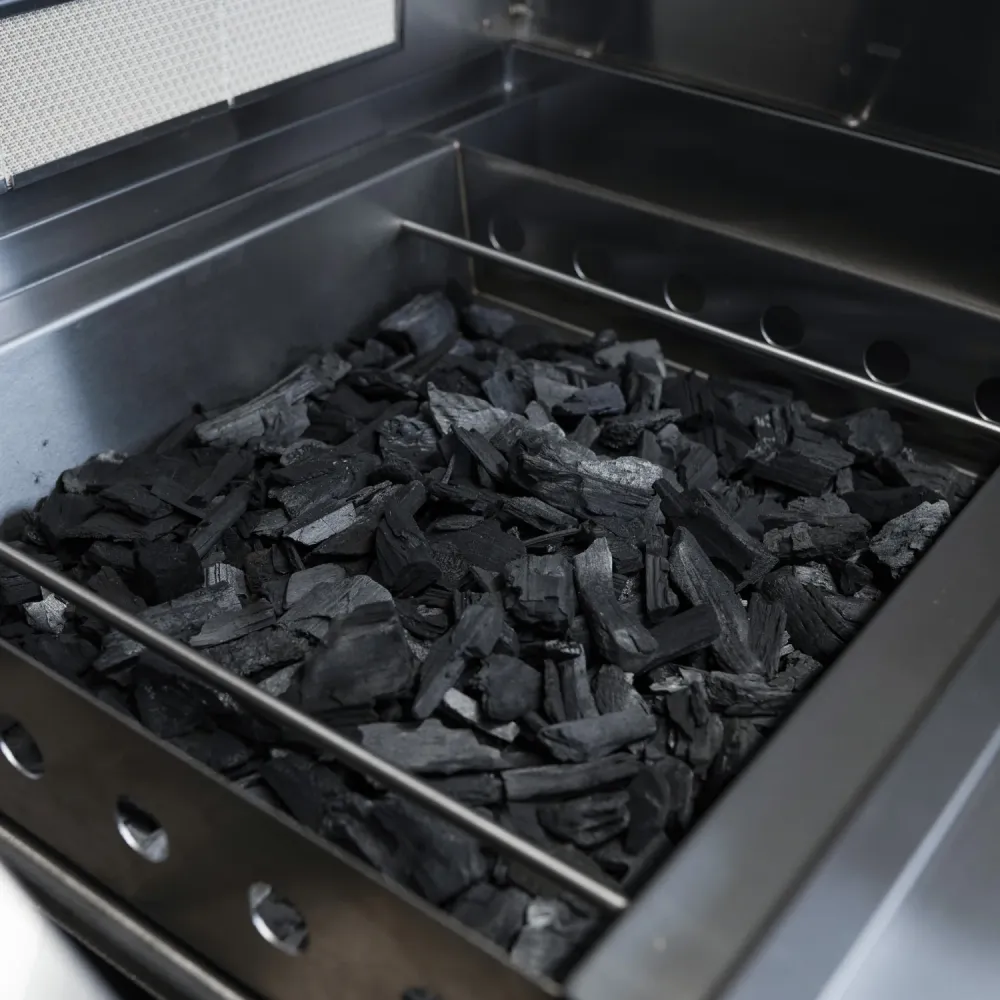 Scatola di carbonio legno per griglie gas