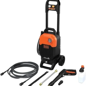 Idropulitrice Nero notte & Decker 150 bar 2000w 450 l/hr 2000w BEPW2000-qs : Kit con Tubo e Lancia