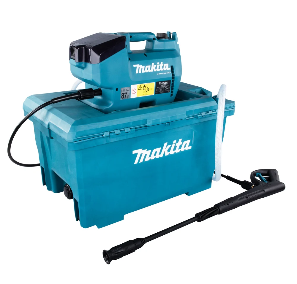 Makita DHW080ZK – Idropulitrice Portatile 18V×2 LXT 36 V Brushless 80 bar Blu e Giallo