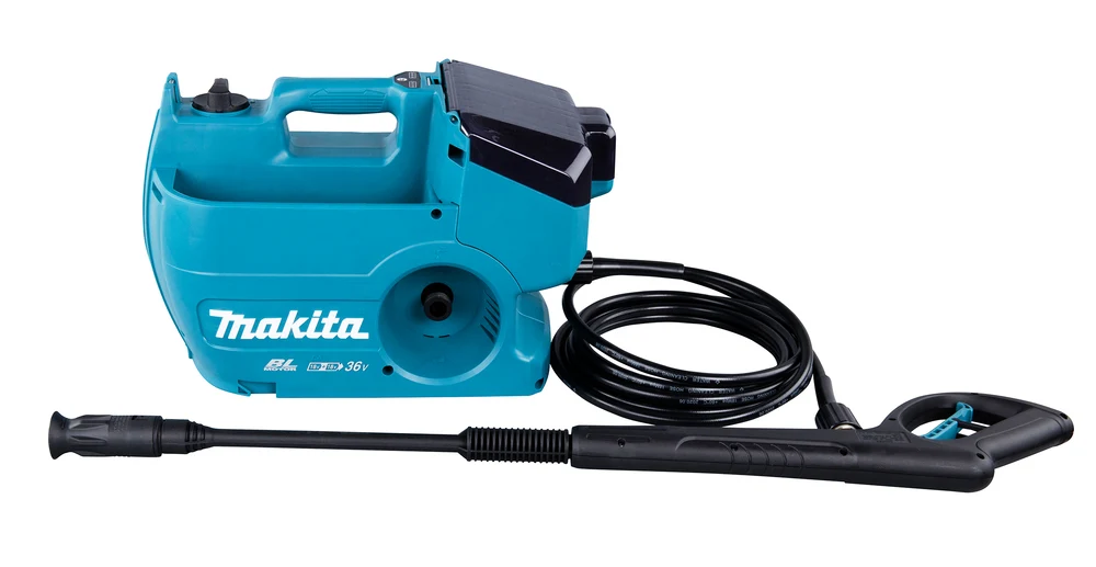 Makita DHW080ZK – Idropulitrice Portatile 18V×2 LXT 36 V Brushless 80 bar Blu e Giallo