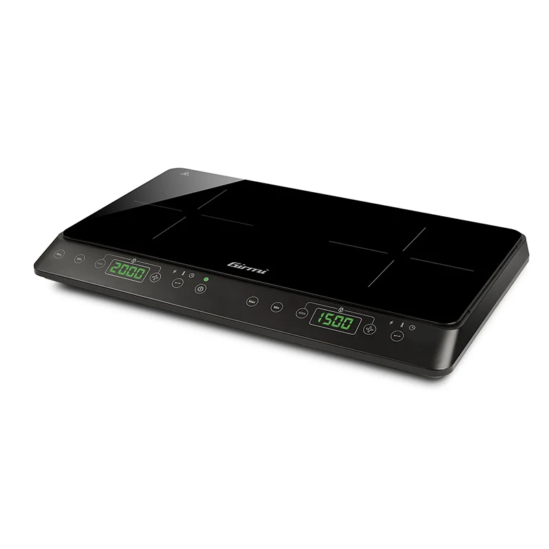 Fornello Induzione Doppio Girmi PI51 3500W con Timer e 6 Livelli