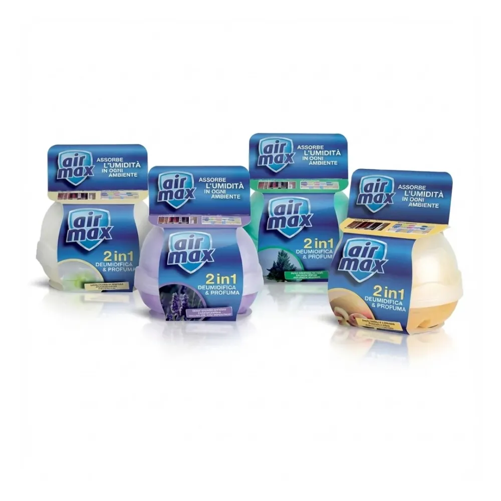 Airmax Sali Kit Deo 40 g Deumidificante Profumato Usa e Getta