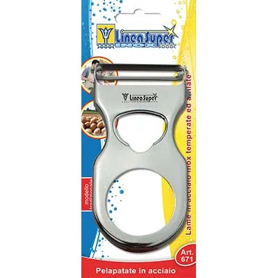 Pela Patate Super De Luca Acciaio Inox con Lame Temperate