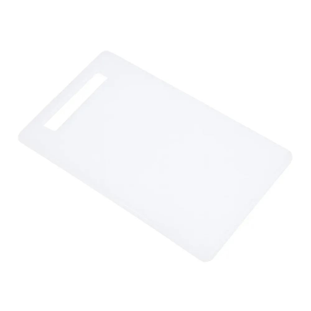 Tagliere Polietilene Simplex Bianco Professionale Cm 25x15x0,8