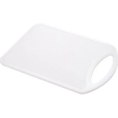 Tagliere Polietilene Slim Bianco Igienico Lavabile Cm 24,5x14,5x0,6