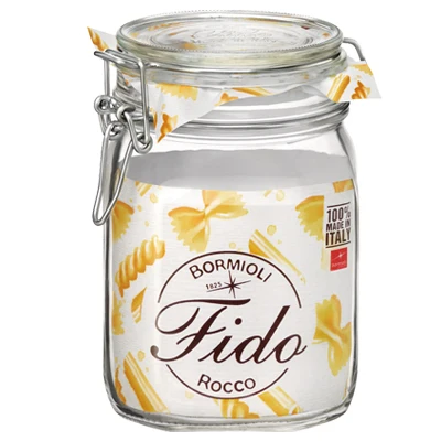 Vaso Vetro Fido Bormioli 1500 Ml con Chiusura Ermetica e Guarnizione