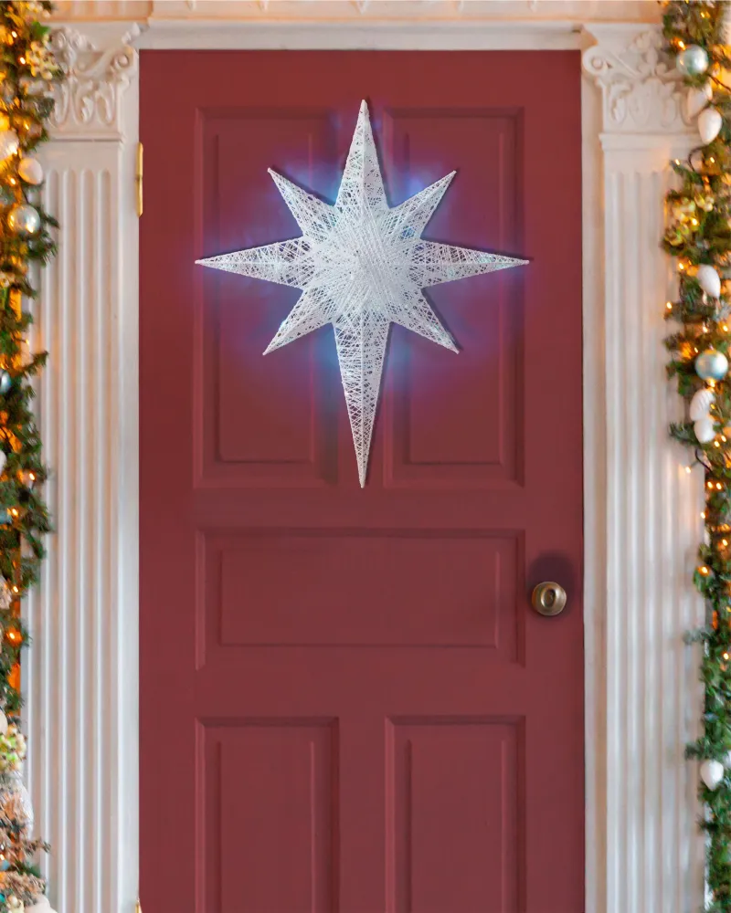 Faretto con Sensore Decorazione LED da esterno bianco 67 cm OSMA