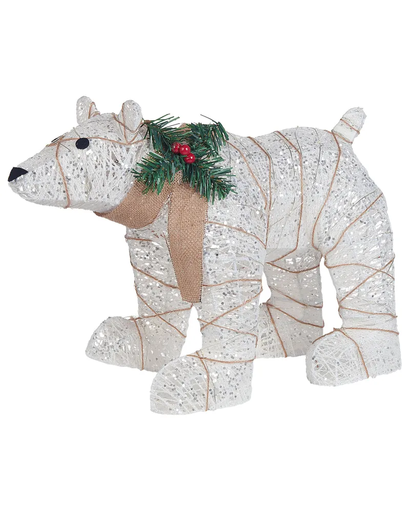 Lampioncino da Percorso Outdoor LED Decoration Bear 34 cm White SIVULA
