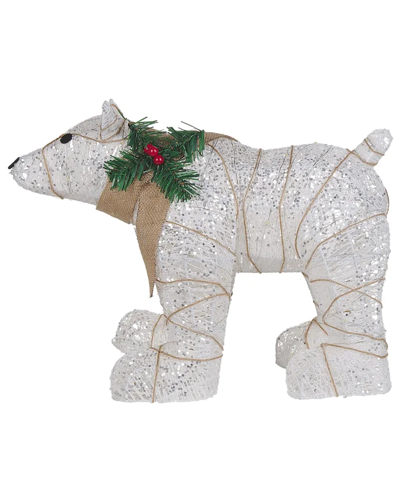 Lampioncino da Percorso Outdoor LED Decoration Bear 34 cm White SIVULA