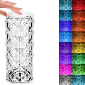 Lampada da Tavolo Touch Senza fili ricaricabile, 16 Colori Lampade Led