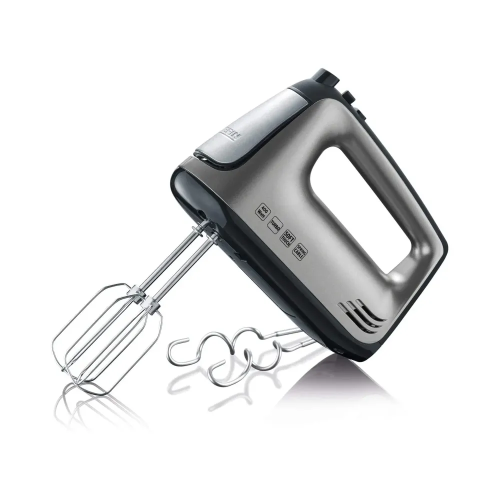 Sbattitore 5 velocita Acciaio Inox 400w Silver