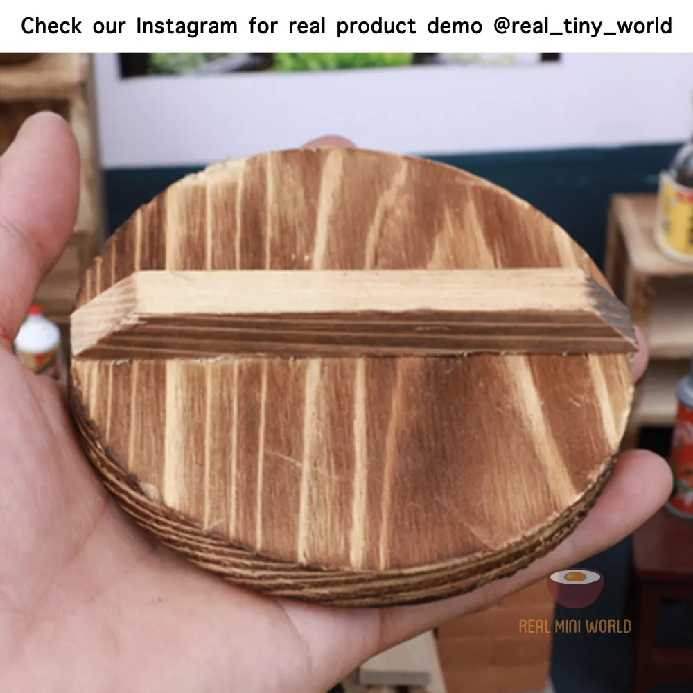 Copripentola legno per cucinare miniatura