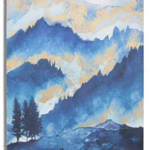 Stampa con vernice per l'albero di montagna CM 80x3x120