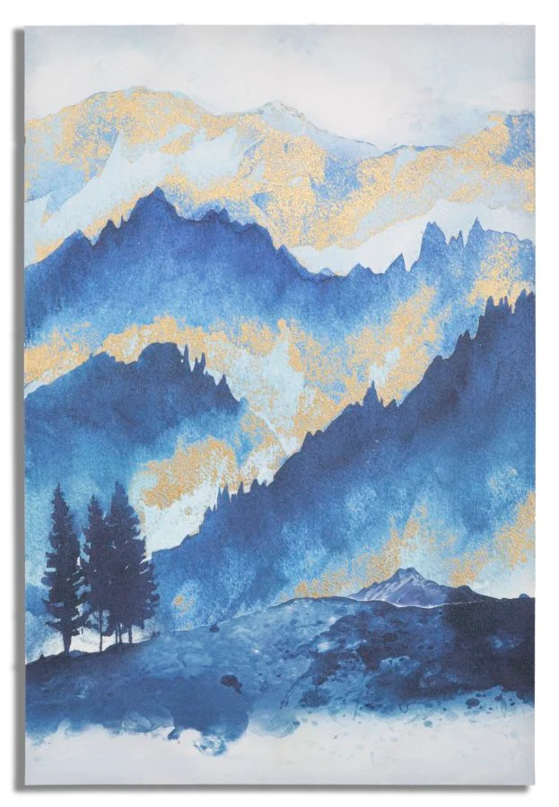 Stampa con vernice per l'albero di montagna CM 80x3x120