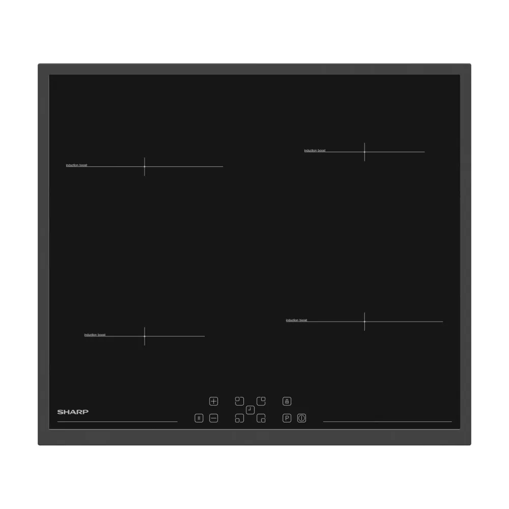 Sharp Piano cottura induzione montato 60cm KH-6I33FTMK