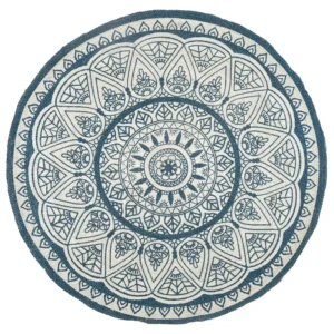 Tappeto blu ⌀ 120 cm ANADERE