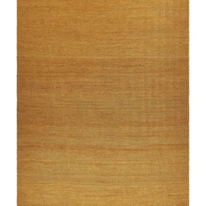 Tappeto iuta giallo senape e marrone 160 x 230 cm LUNIA