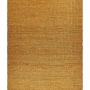 Tappeto iuta giallo senape e marrone 160 x 230 cm LUNIA