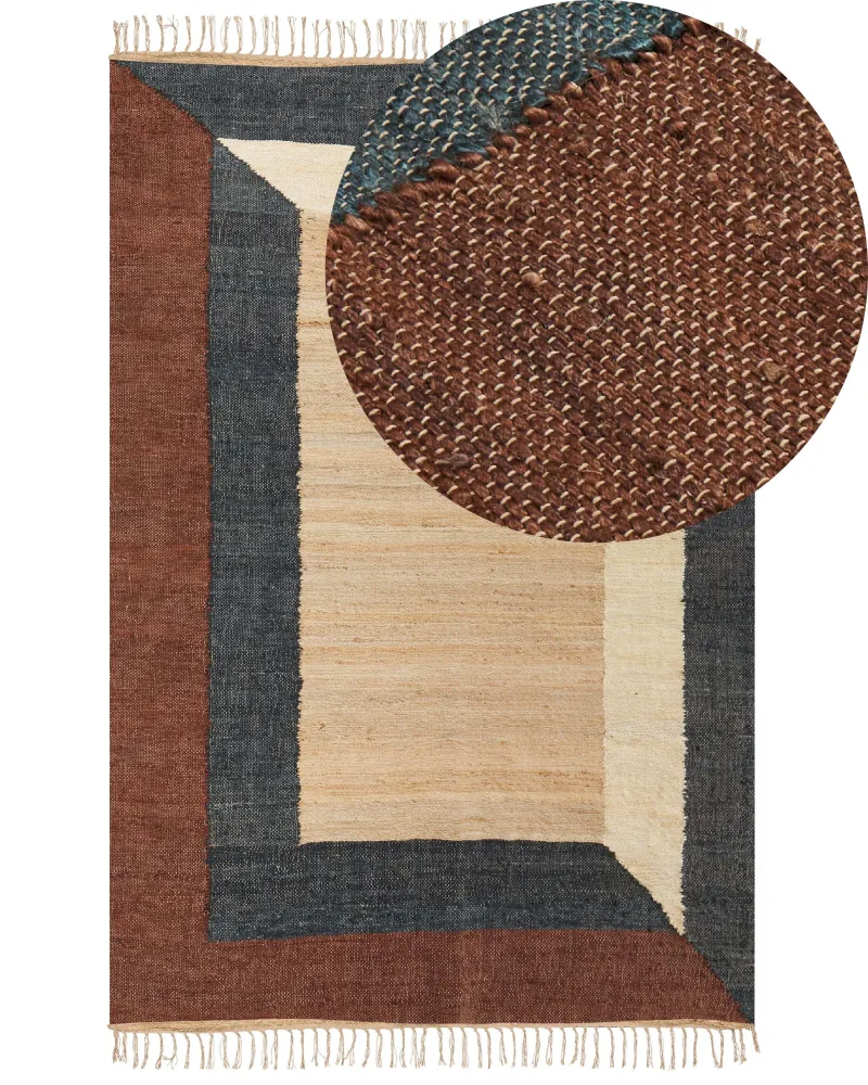 Tappeto iuta multicolore 200 x 300 cm ORTAKOY