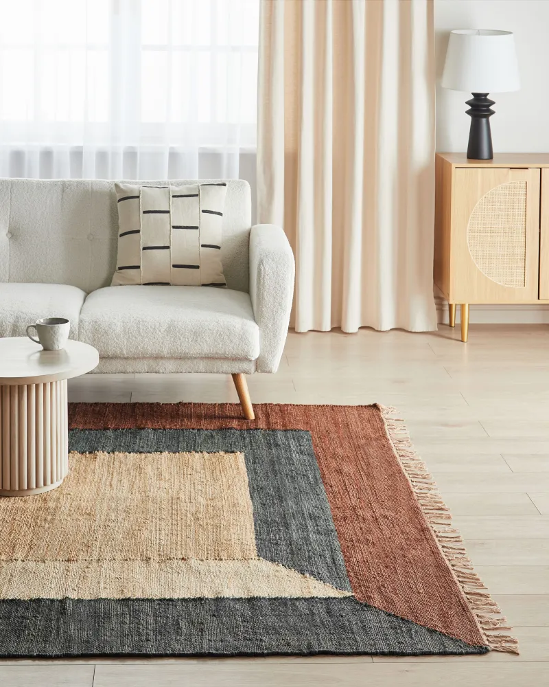Tappeto iuta multicolore 200 x 300 cm ORTAKOY