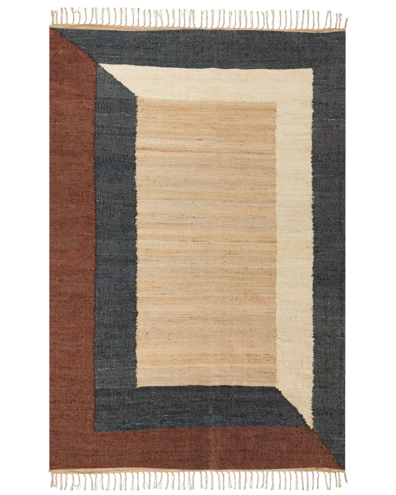 Tappeto iuta multicolore 200 x 300 cm ORTAKOY