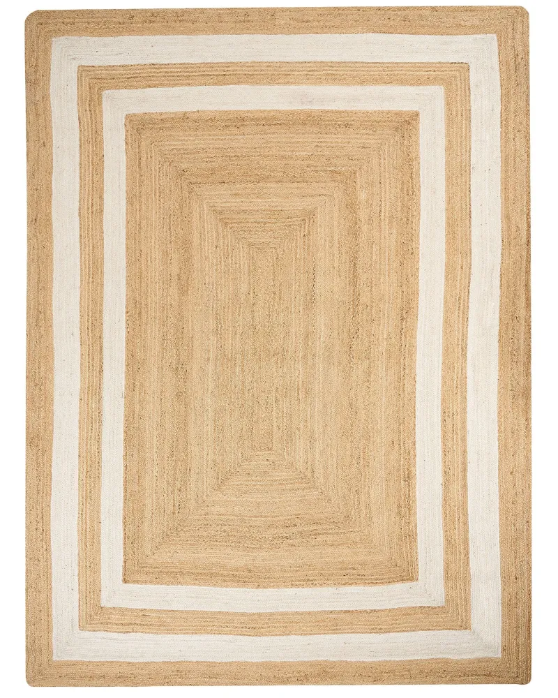 Tappeto iuta panna 300 x 400 cm GEMEREK