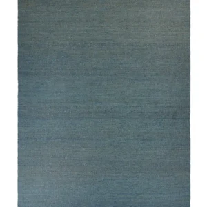 Tappeto iuta turchese e marrone 160 x 230 cm LUNIA