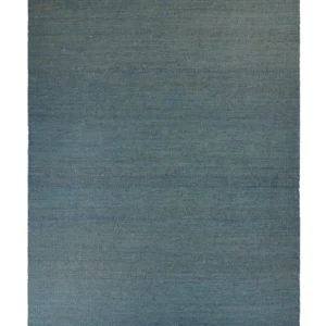 Tappeto iuta turchese e marrone 160 x 230 cm LUNIA