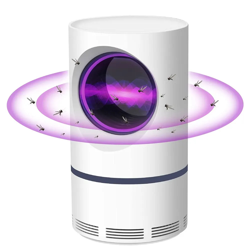 Lampada Antizanzare, Zanzariera Elettrica Mosquito Killer Lamp, USB Lampade per Zanzare Antizanzare Lampada Interni con Lu...