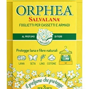 Orphea Salvalana, Foglietti per Cassetti e Armadi, Protegge Lana e Vestiti...