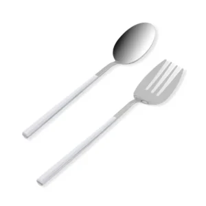 Il Servizio Insalata Mia Bianco Argento 2 Pezzi Selected Products - 871
