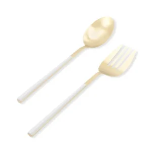 Il Set Da Insalata Mia Bianco Oro 2 Pezzi Selected Products - 871