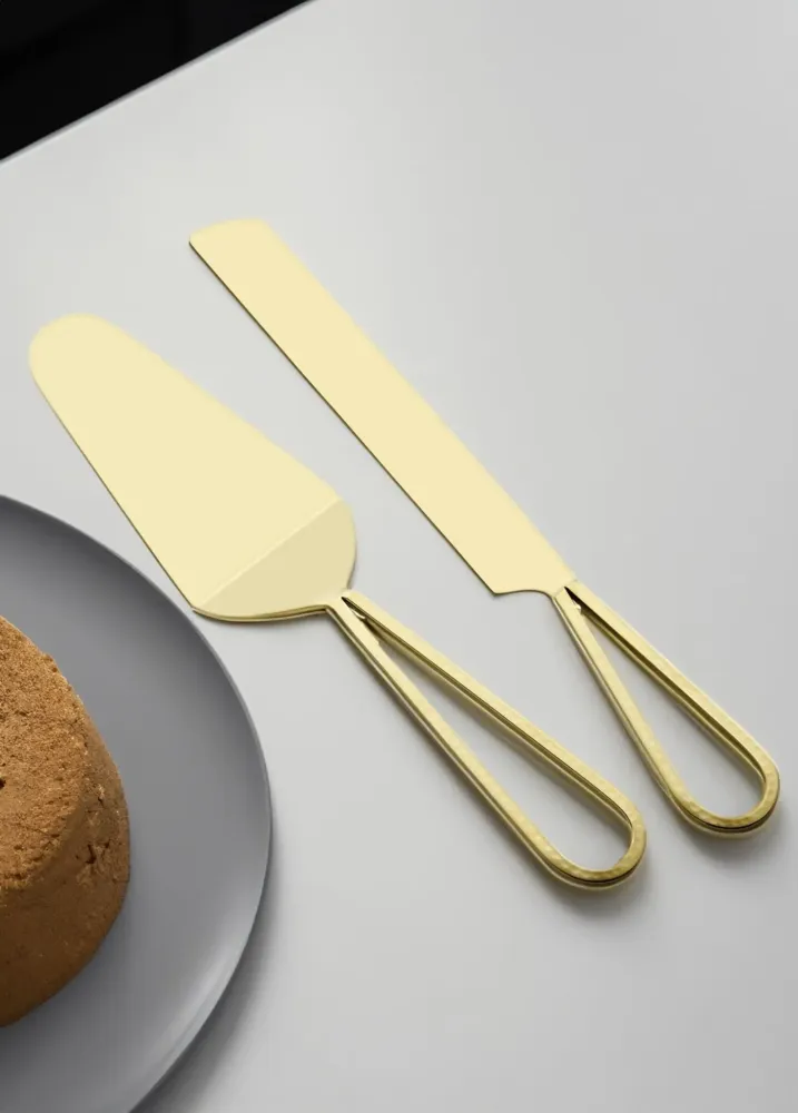 Set da portata per torta Stillo, 2 pezzi – Utensili da dessert eleganti e durevoli Selected Products - 871
