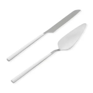 Il Set Torta Mia Bianco Argento 2 Pezzi Selected Products - 871