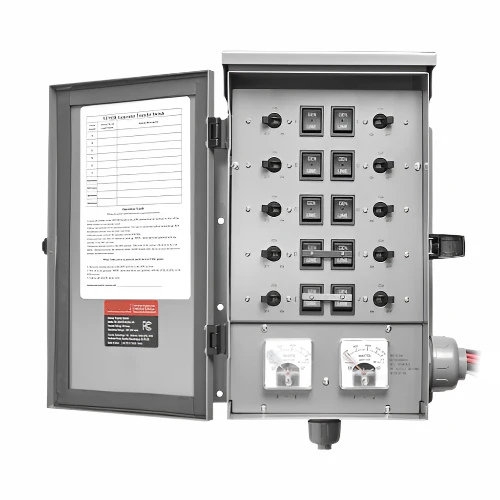 30A Generator Transfer Switch Kit 10 Circuit NEMA 3R 7500W Tradizionale Transfer Switch
