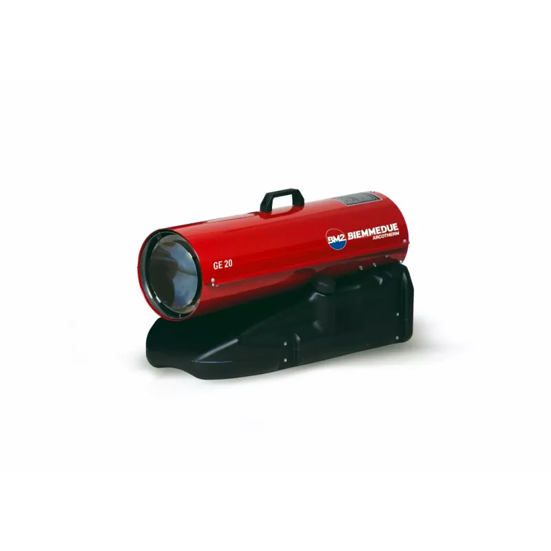Generatore aria calda gasolio - ge20-20.000 kcal - rosso - senza scarico per Uso Cantieri