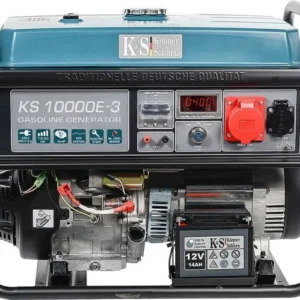 Generatore di corrente E-start benzina Könner & Söhnen 8000W 1x16A(230V)/1x16A(400V) 12V regolatore volt protezion...