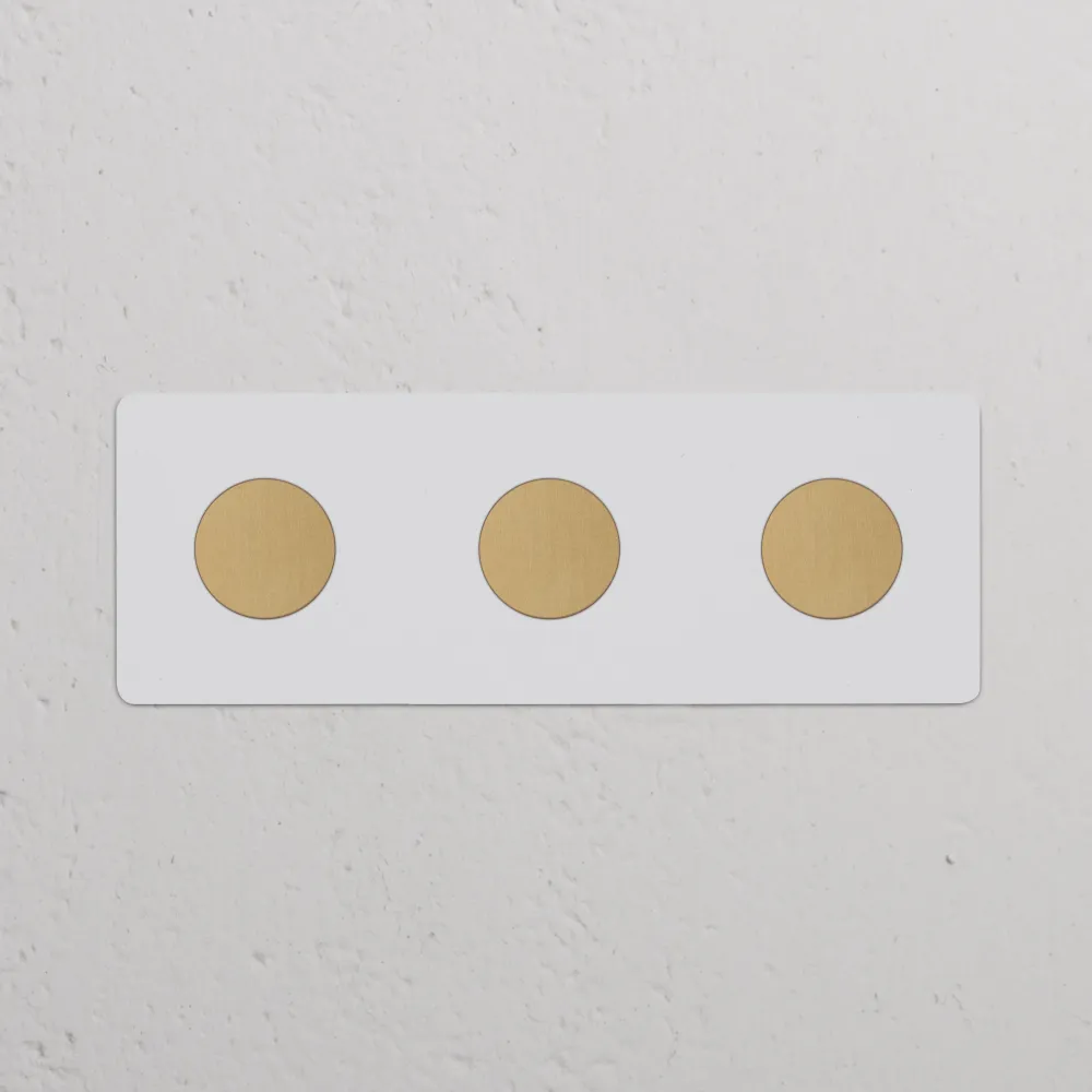 Kit Cavo di Prolunga per Generatore Kew Dimmer Rotativo Triplo 3x - Ottone Antico Pitturabile