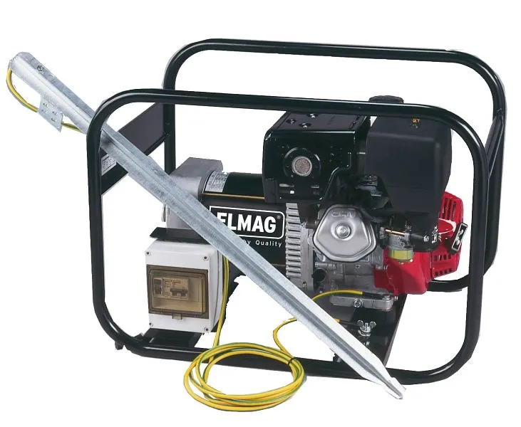 Kit Completo di Accessori Interruttore ELMAG FI 30mA per generatori di corrente 400 volt 53330