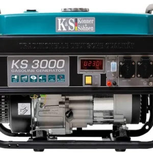 Professionale Heavy Duty Generatore benzina Könner &amp; Söhnen 3000W 2x16A (230V) 12V regolatore volt protezione bass...