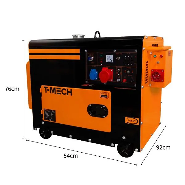 Supporto Antivibrazioni Gomma Generatore diesel T-Mech generatore di corrente trifase 400 V silenzioso 210369
