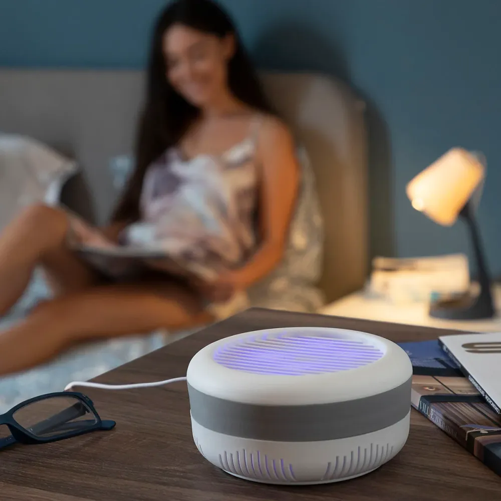 Lampada Antizanzare ad Aspirazione con Supporto Muro KL Lite InnovaGoods