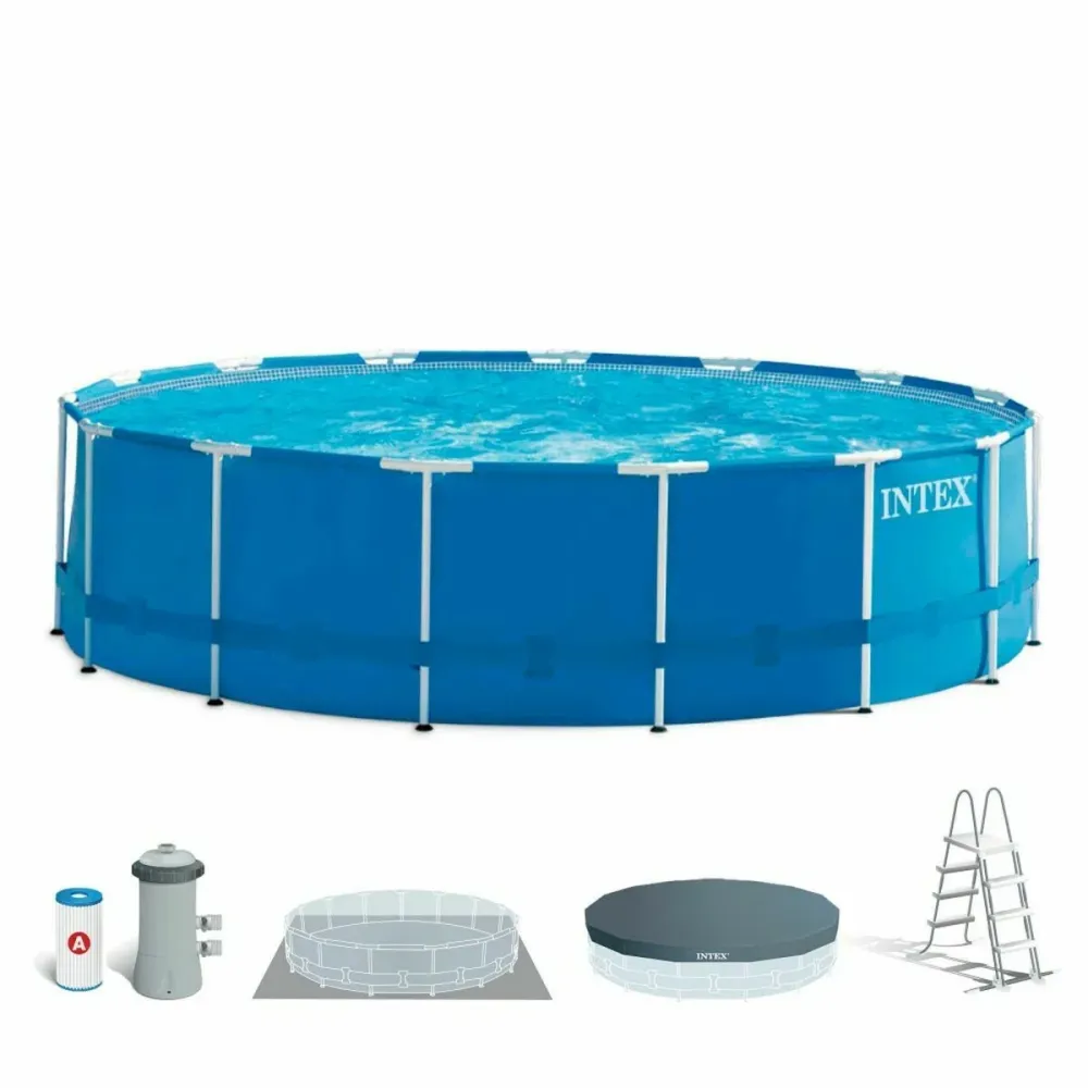 Piscina Circular com Depuradora Intex 457 x 122 cm Redonda