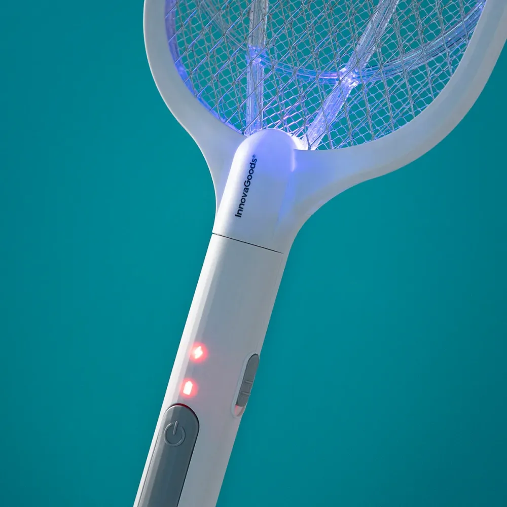 Racchetta Uccidi Insetti Ricaricabile con Luce UV 2 1 KL Rak InnovaGoods