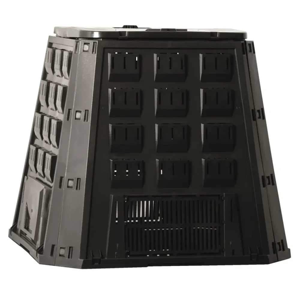 Contenitore termico naturale per compost 400 L Colore nero 6071480 V4805