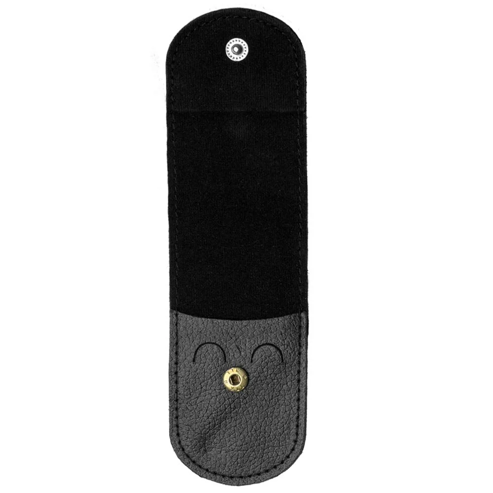 Custodia da tasca - Custodia per cura delle unghie per mancini - Set di manicure di alta qualità - 3 pezzi - Pinzetta per...