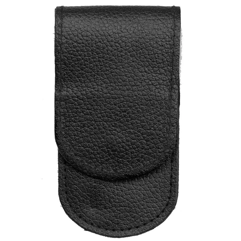Custodia da tasca - Custodia per cura delle unghie per mancini - Set di manicure di alta qualità - 3 pezzi - Pinzetta per...