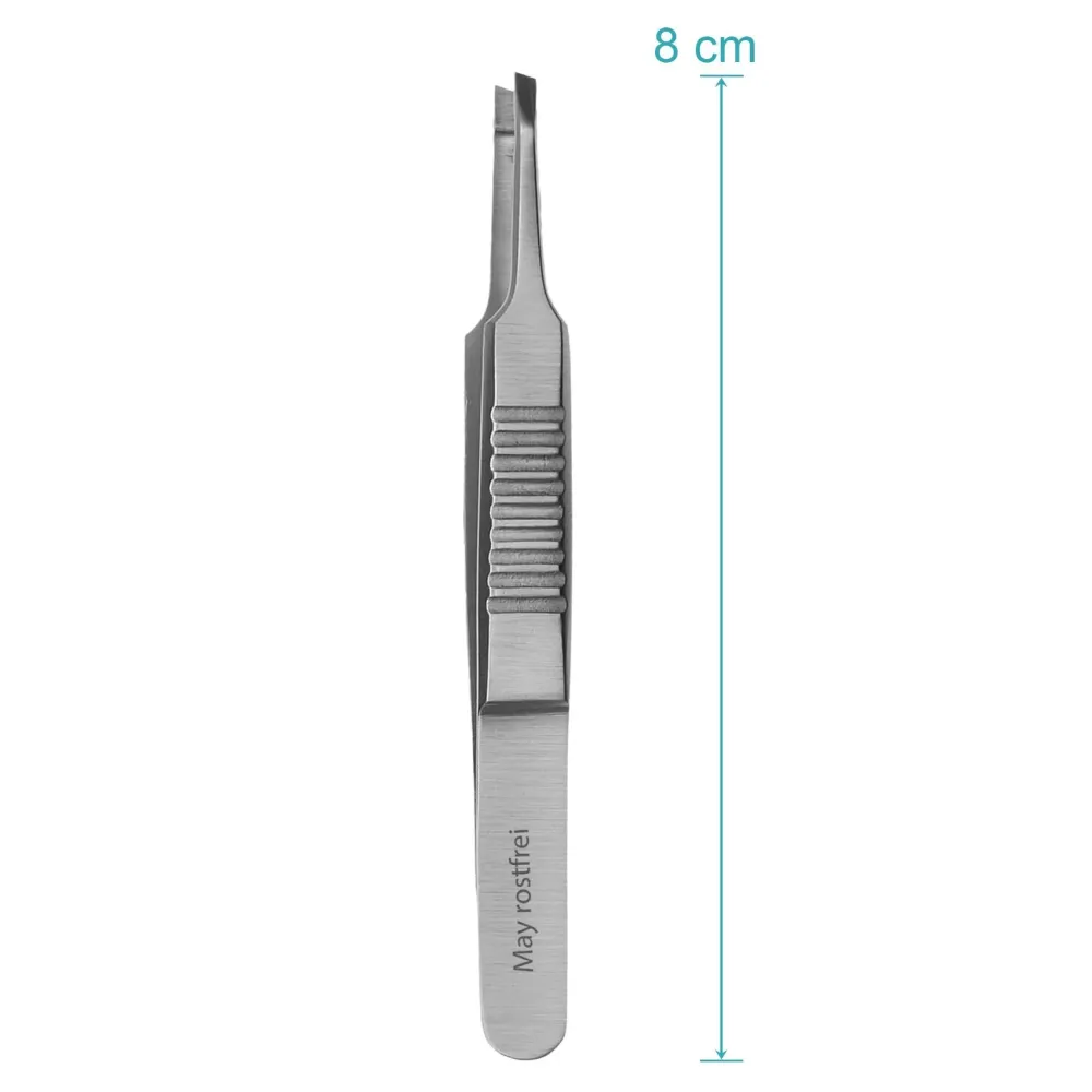 Custodia da tasca - Custodia per cura delle unghie - Set per manicure di alta qualità - 3 pezzi - Pinzetta per capelli - F...