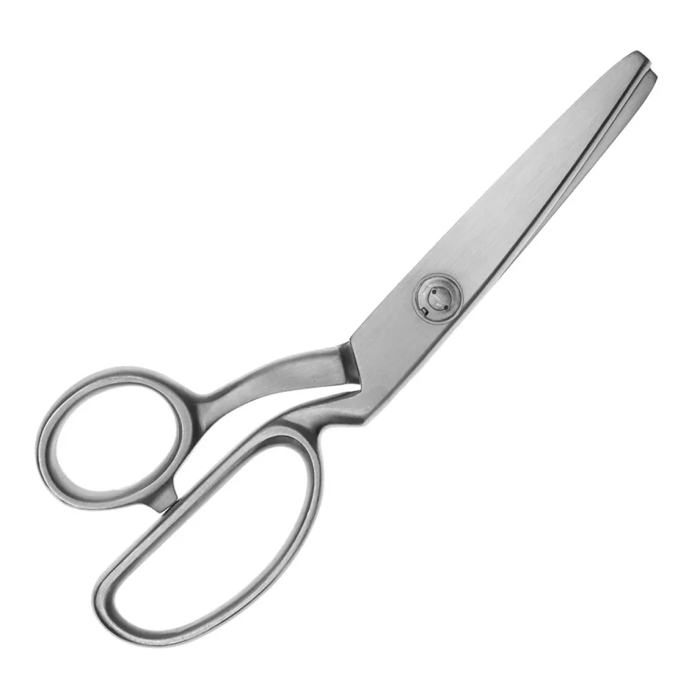 Forbice dentata satinata - con custodia - acciaio inossidabile