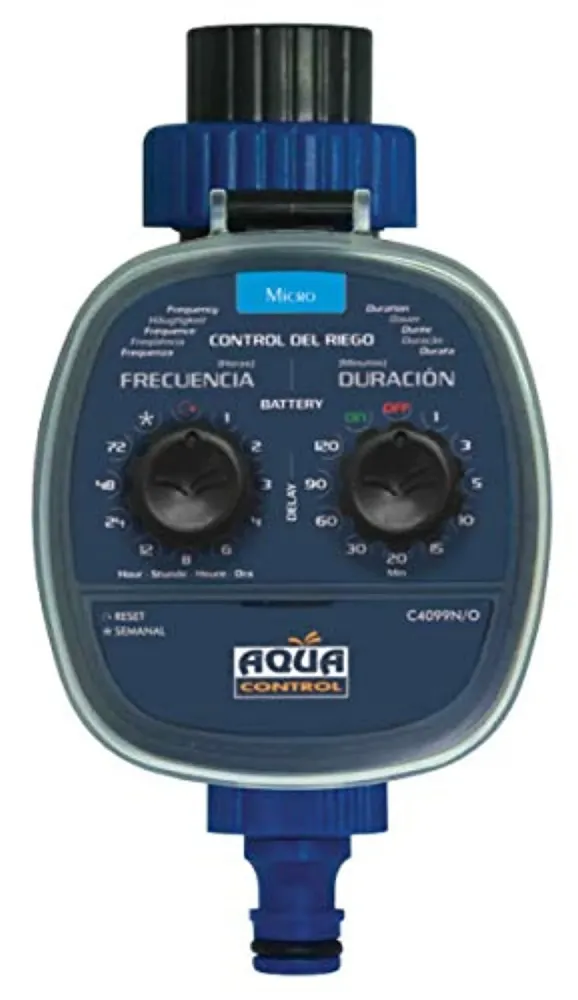 Aqua Control C4099O Programmatore d'irrigazione da giardino, per tutti i tipi di rubinetti, apertura 0 bar. Vecchio C4099N